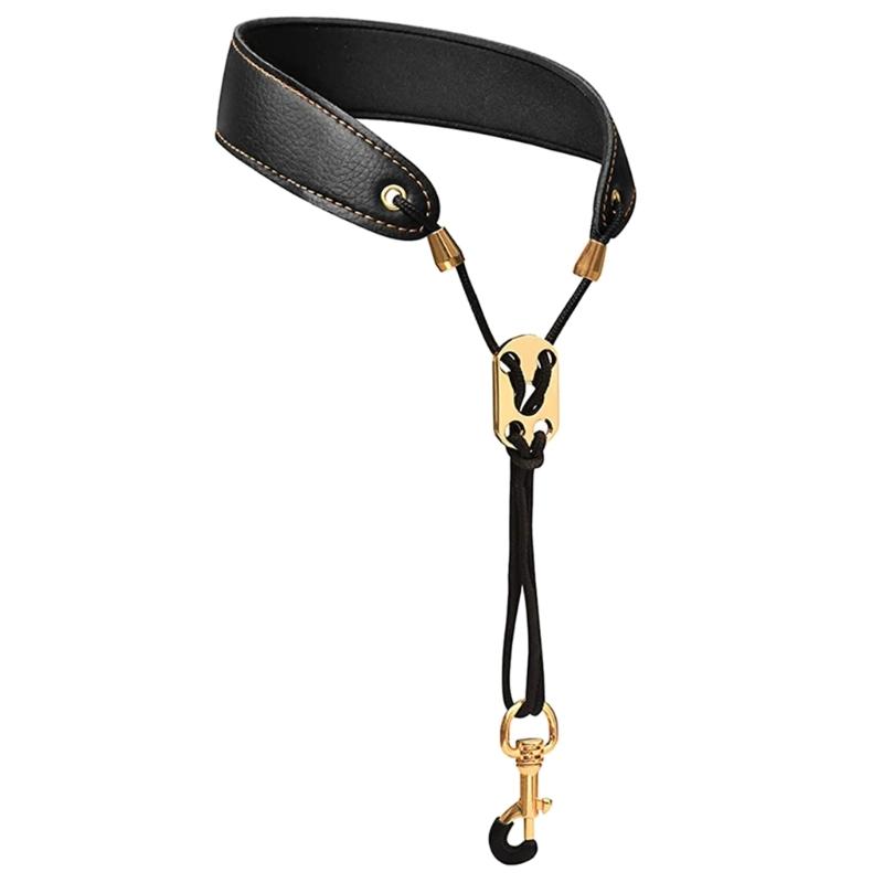 Universal Shoulder Harness Padded Leather Sax Neck Strap Sax Accessories