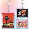 Brelocuri Fierbinți cu Simulări de Tăiței Instant pentru Accesorii Bijuterii Mâncare Coreeană Samyang Buldak Pui Picant Ramen Brelocuri Cadouri