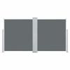 VidaXL Auvent latéral rétractable Anthracite 100 x 600 cm