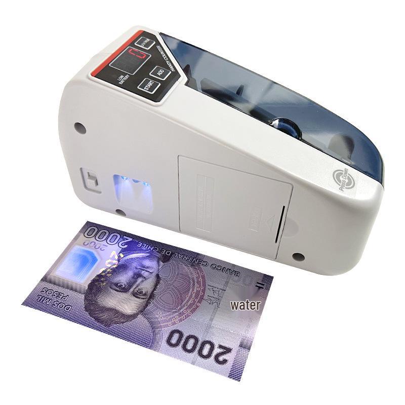 V31 Portable Multi-Currency Counter with UV Detection, White Light, Handheld Money Counting Machine