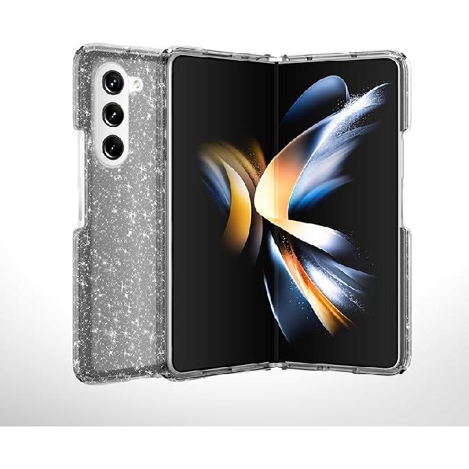 Прозрачный чехол Z Fold 6 для Samsung Galaxy Z Fold 6, Тонкий силиконовый [Защита от пожелтения и отпечатков пальцев], Складной защитный чехол Z Fold 6, Прозрачный