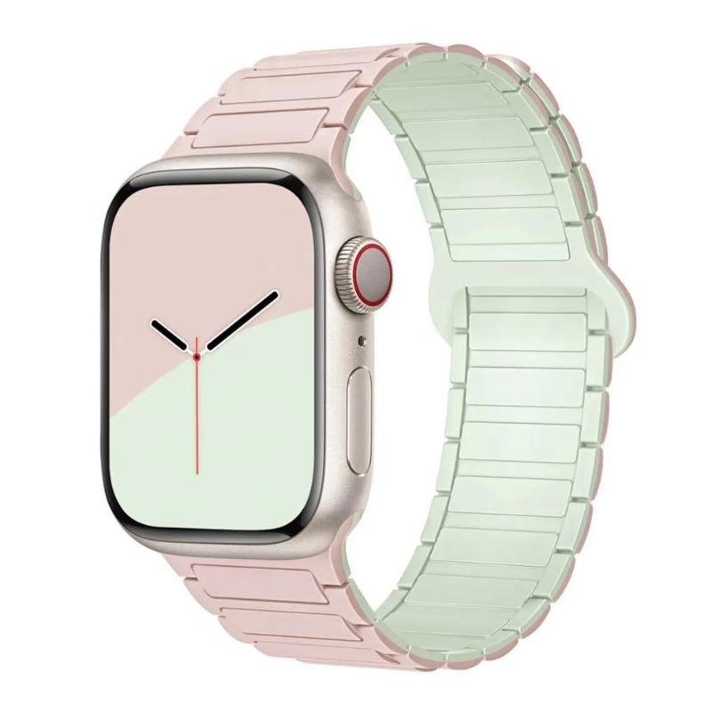Silicone Magnetic strap for Apple Watch 10 9 8 7 6 5 watchband iwatch Ultra 49mm 45mm 42MM 46MM 41MM Replacement Band