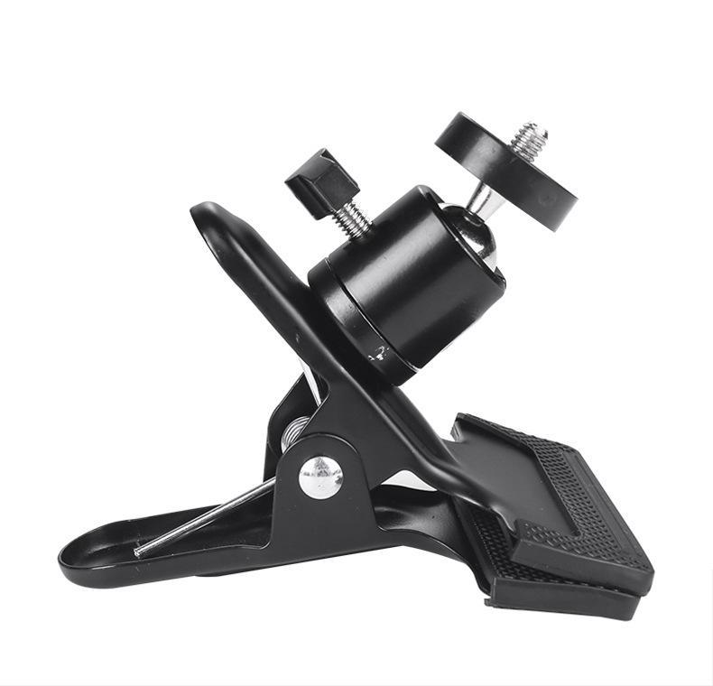 Flaş, Cep Telefonu ve Arka Plan için Evrensel Metal Gimbal Kelepçesi - Fotoğrafçılık Aksesuarı.
