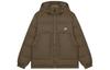 Down Jackets Men's Brown Hooded Moderate Other AMJ33328-DHE