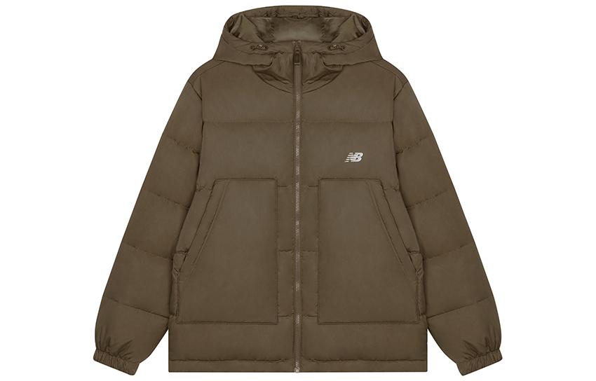 New Balance Down Jackets Men s Brown Hooded Moderate Other AMJ33328-DHE XXL