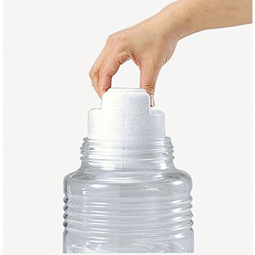 Shinki Gosei Tombo Pickle Press Lid and Pickling Stone Set for Bottles and Jar, Gray, Made in Japan