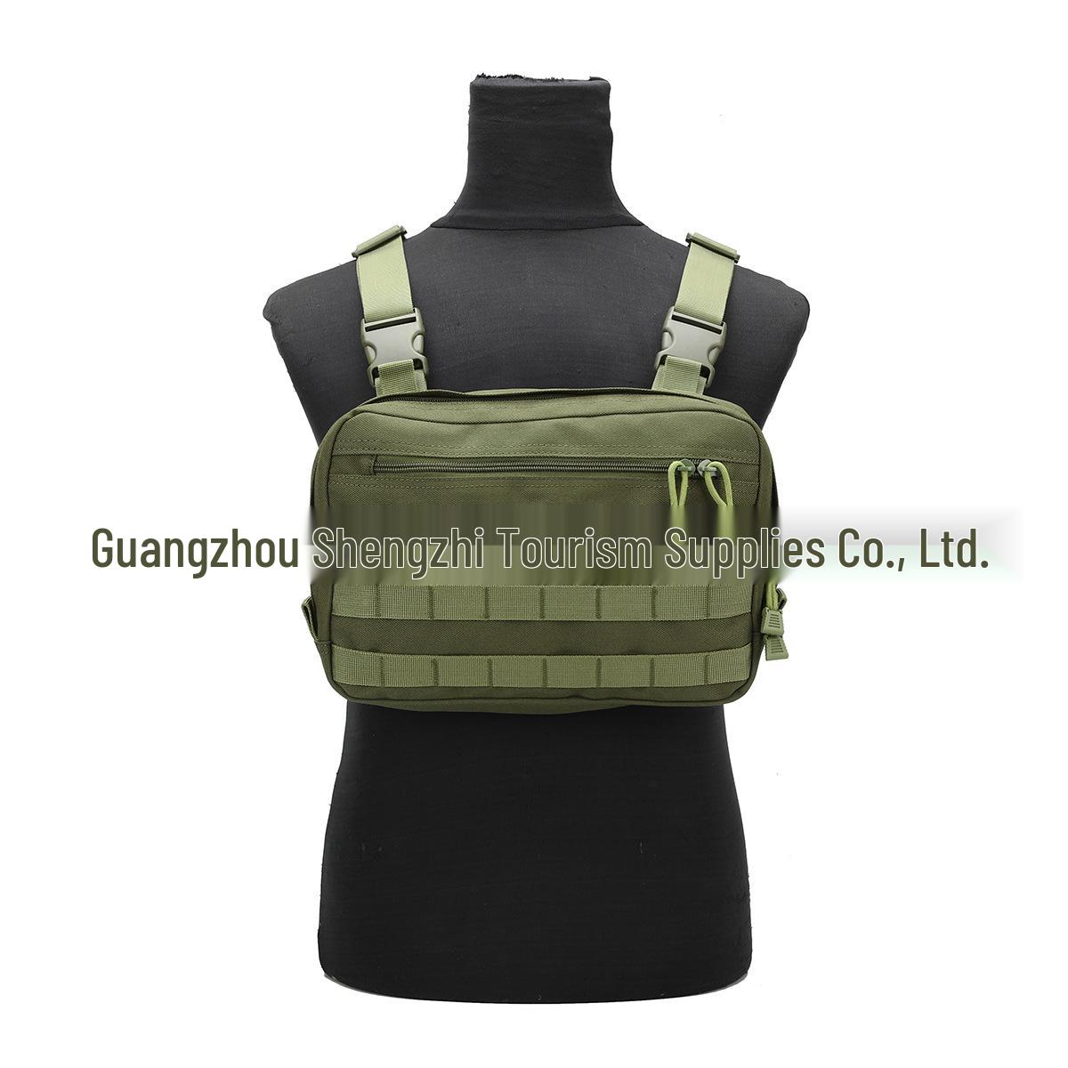 

Anti-Theft Crossbody Mesh Chest Bag: Large-Capacity Military-Style Tool Vest
