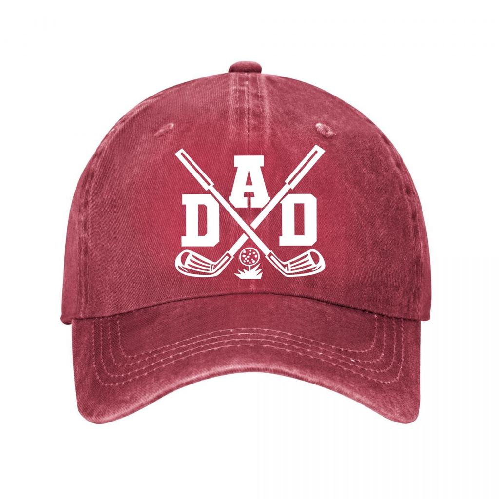Dad Golf Snapback Hat New Vintage Washed Cotton Baseball Cap Parent Kids Sun Hats