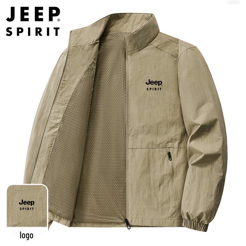 

JEEP SPIRIT Men s Casual Windbreaker Jacket 2XL