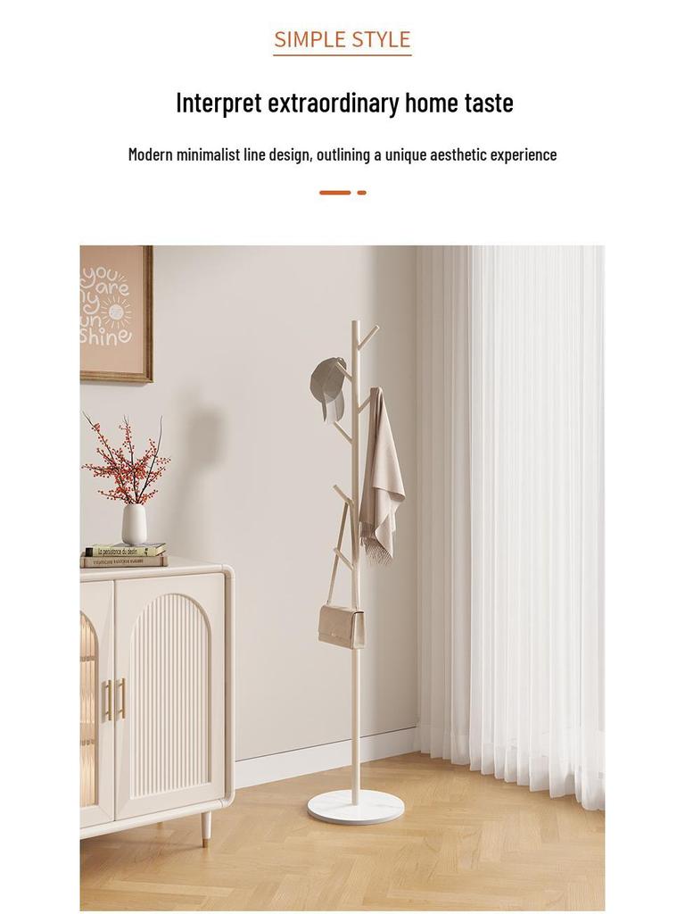 Elegantní kovový stojan na oblečení a úložná police na podlahu do ložnice a obývacího pokoje