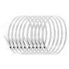 4PCS Fishing Diving Board Blue Plastic Round Belly Fishing Trolling Diving Board Tool for Boat Fishing Deep Sea Fishing