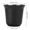 Double Wall Double Layer Coffee Cup Matte Black Demitasse Cups Espresso Cups  Espresso Drinking