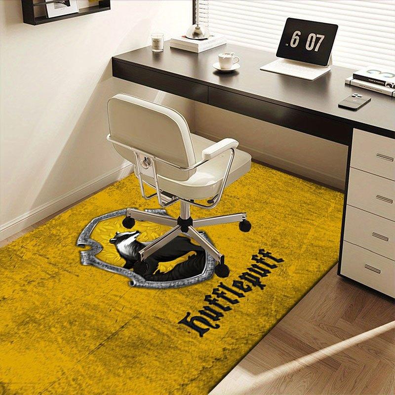 Hufflepuff House Crest Badge Harry Potter PrintOffice Mat Home Decor Gift For Halloween & Christmas LC68