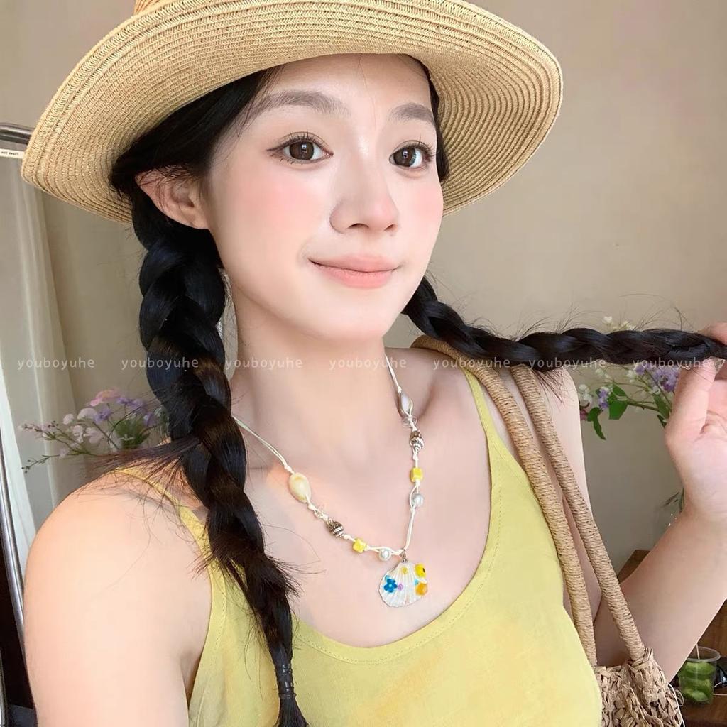 Summer Vacation Style Starfish Necklace for Women