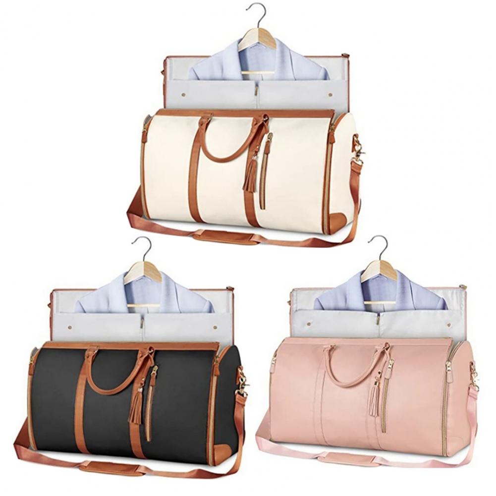 Reisetasche mit inneren Gurten Wasserdichte Kleideraufbewahrungstasche Abnehmbare Kleidersacktasche mit separatem Schuhfach