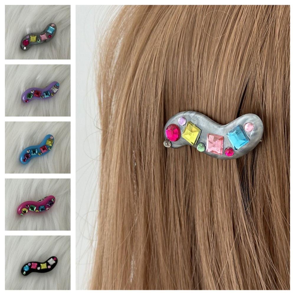 

Korean Style Y2K Duckbill Clip Colorful Dopamine curly Hair Clips Exquisite Gift