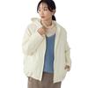 Comme Ca Ism Short Quilted Hooded Blouson L 12-25MI01-204 Off-White
