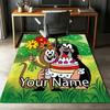 Custom Name Krtek Printed Carpet, Rug for Office Chair Living Room Bedroom Kitchen Room Decor Gifts.