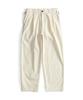 Guernsey Woollens Corduroy Single-Pleat Wide Pants - Ecru