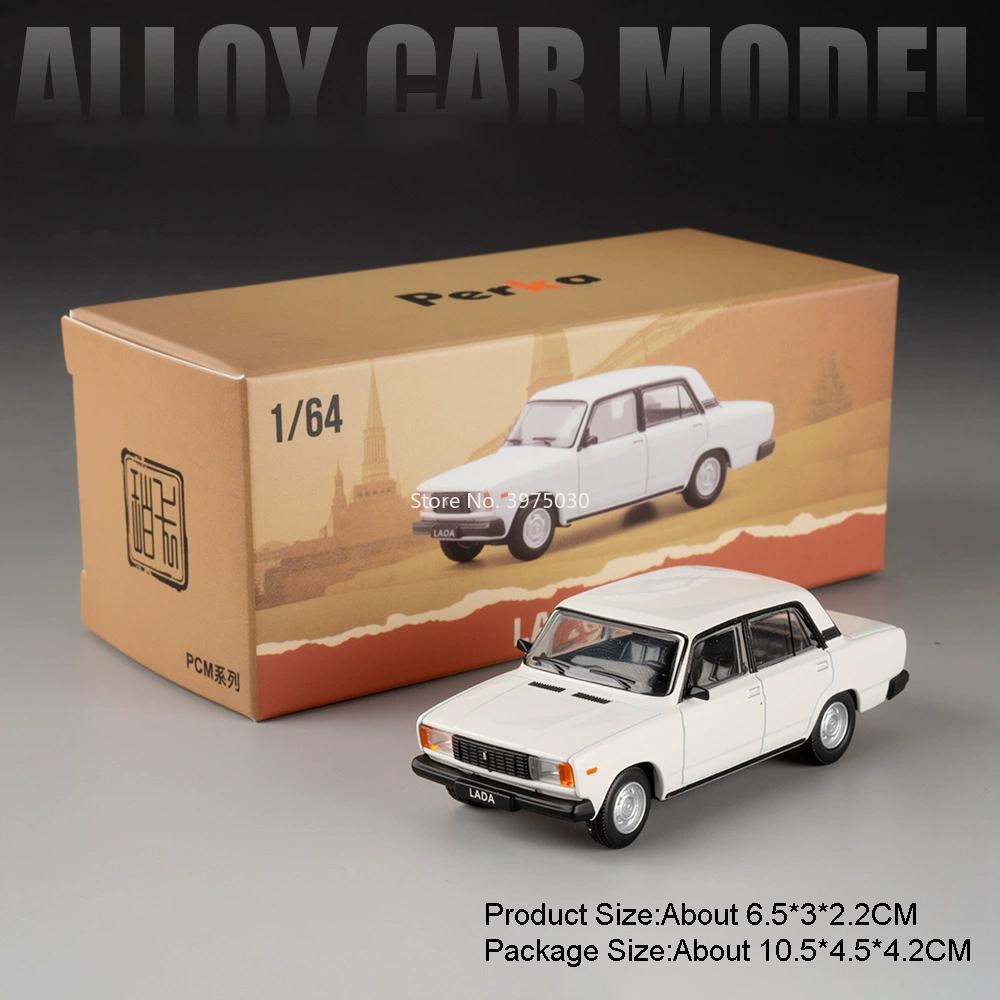 1:64 LADA 2105 2101 GAZ-12 ZIM ZIS-110 Model Cars Toy Alloy Diecast Wheel Shock Absorption Miniature Vehicle Child Perfect Gifts