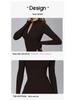 Plush Zipper Jumpsuit - Warm, Slimming, Long Sleeve Sportswear for Winter & Autumn