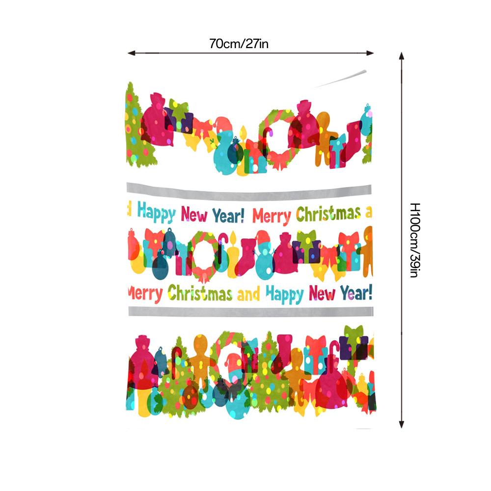 Festive Throw Blanket Holiday Decor Christmas Gift Cozy Fleece Winter Warmth Reversible Design Soft Texture Home Accent Gift for