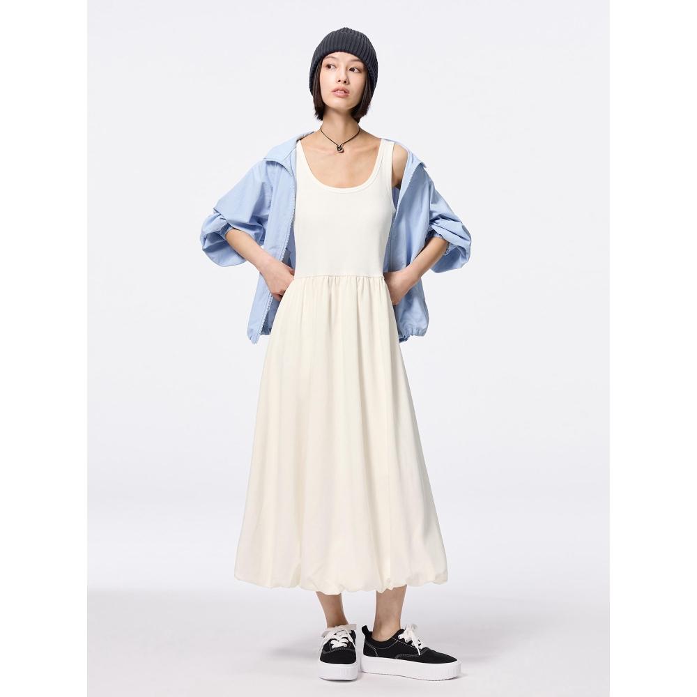 

GU by Uniqlo Платье с подолом-пузырем без рукавов Us+ec