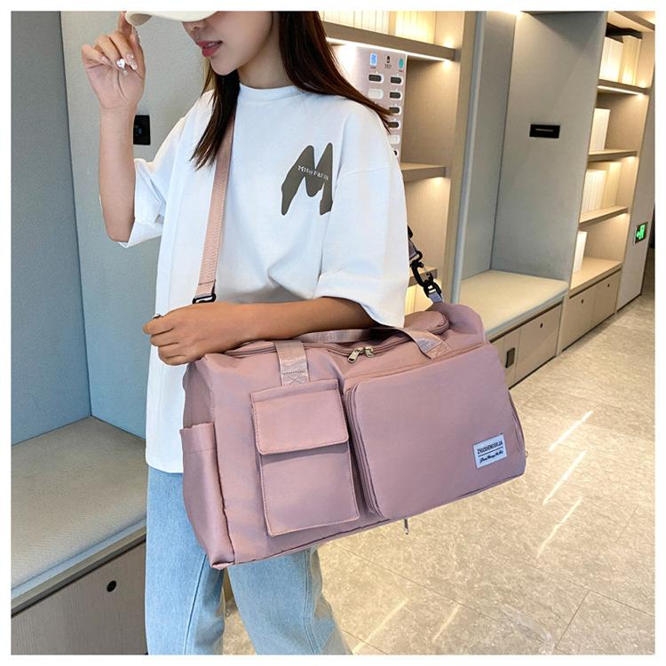 Handbag Travel Bag Large Capacity Luggage Bag Wet And Dry Separation Gym Bag Independent Shoe Compartment Folding Storage Maternity Bag