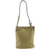 Anagram Shoulder Bag Olive Lambskin Women Used