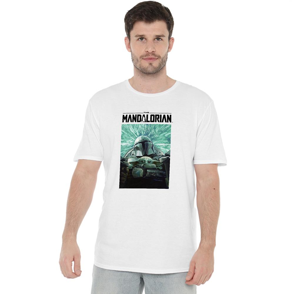 Star Wars The Mandalorian Unisex Adult Hyperspeed T-Shirt