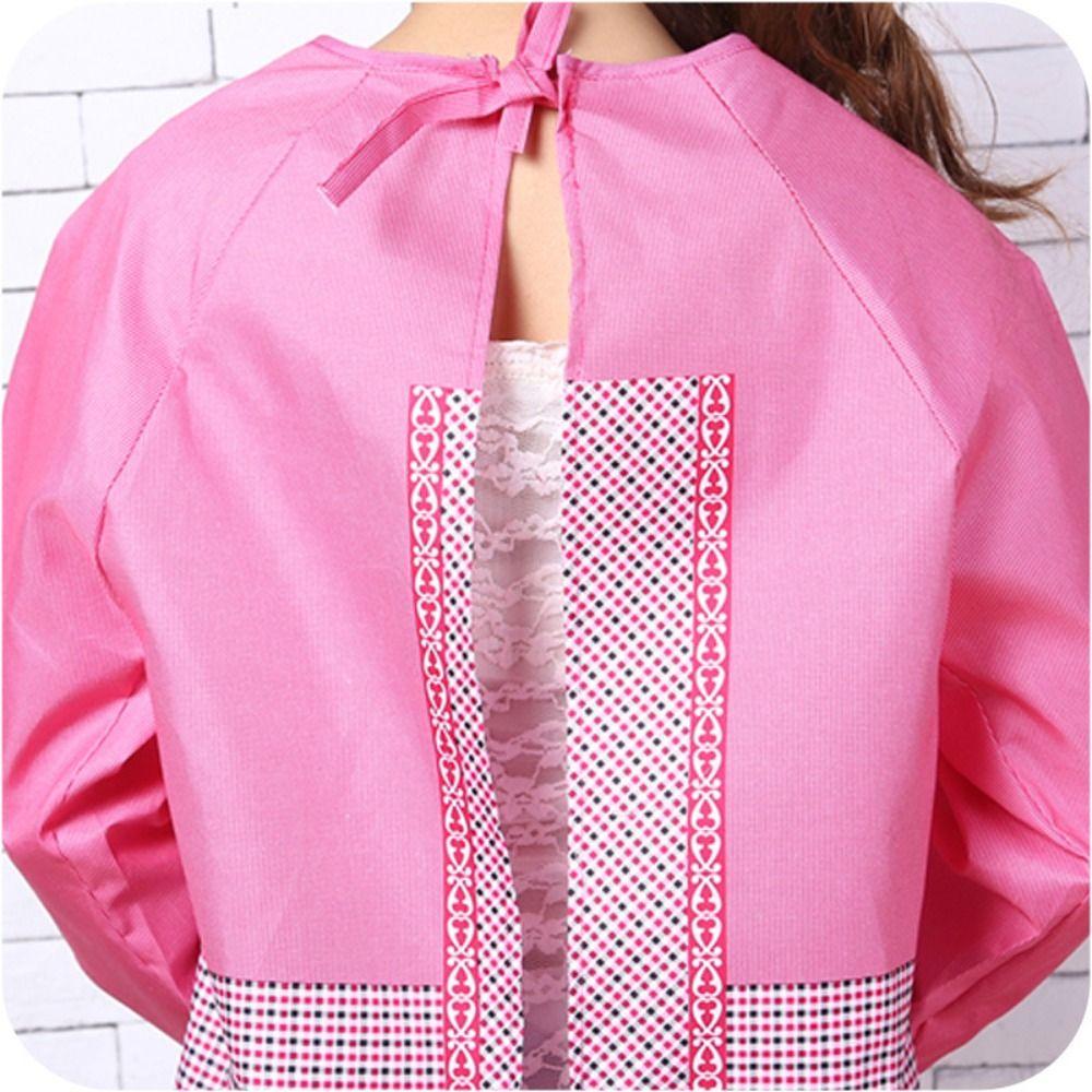 Waterproof Long Sleeves Cooking Apron Anti-Dust Cooking  Cover Clothing Kitchen Apron  Women's