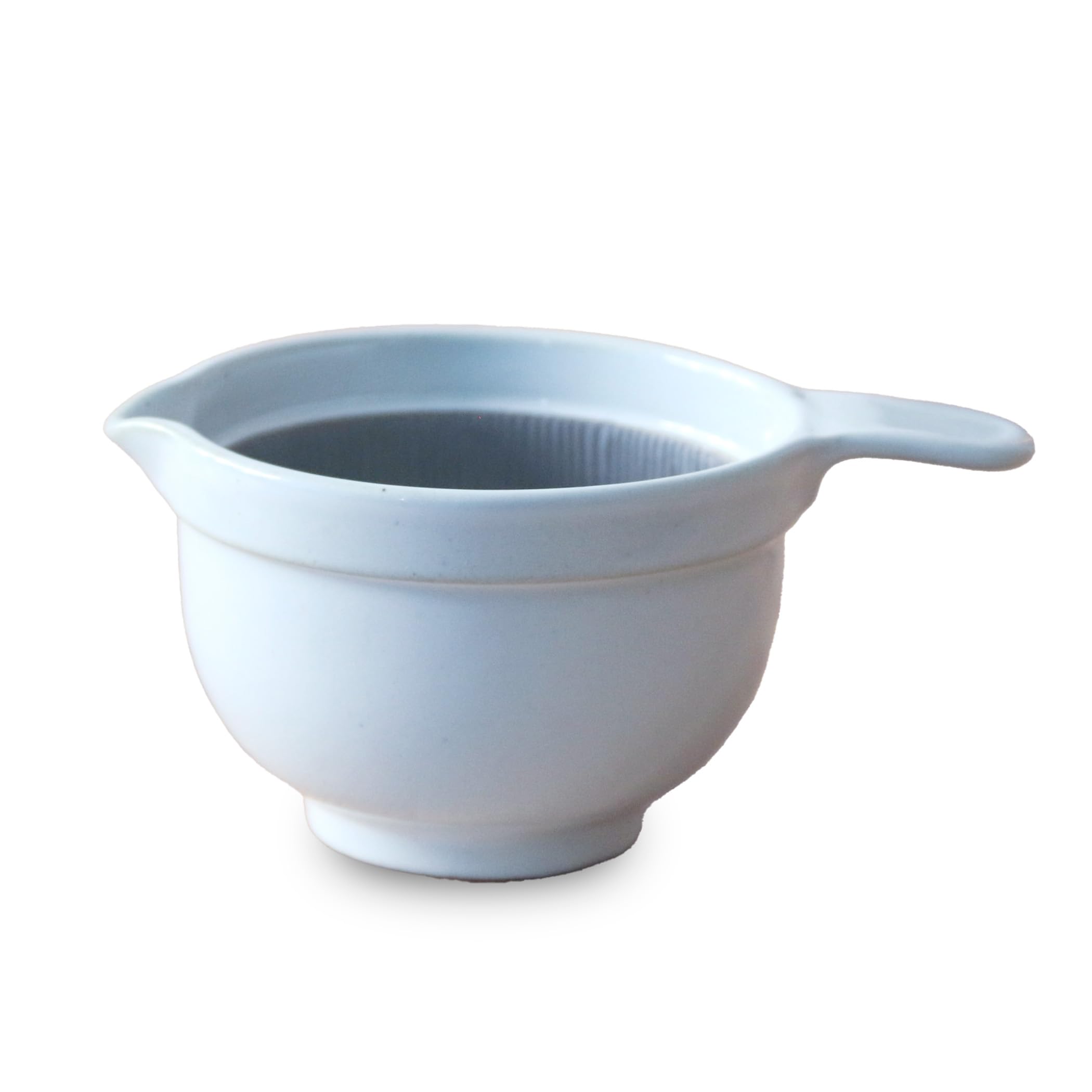 Kamoshika Douguten Natto Dish Made in Japan with Domestic Perfect for Natto Small and Sauces (Regular, White) Bamboo, Bowls, Bowls, Mortars,