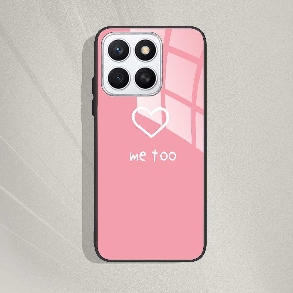 For Honor X8c Case Cover Tempered Glass Case Hard Coque Bumper Case For Honor X8C HonorX8c X 8 C Fundas Protect Cartoon Cover