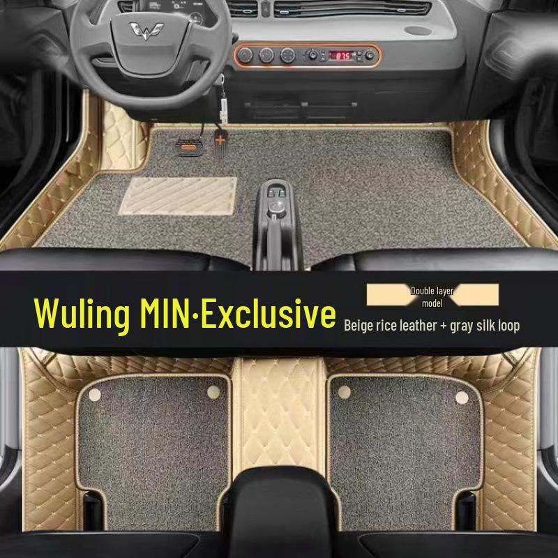 Doppellagige Türschwellen & Fußmatten für Wuling Hongguang MINI EV