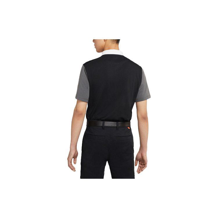 Nike Polo Shirts Men's Black Polo Collar Moderate Other CV3495-010