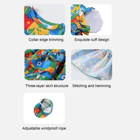 1 Set Fußball-Event Gänse-Outfit Buntes Rüschenkleid und Hut Fußball-Thema Veranda-Gänse-Kostüm für 23-Zoll-Gänsefigur Mottoparty-Dekoration