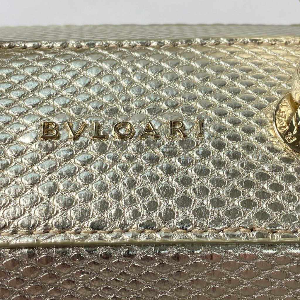 Używana torba na ramię BVLGARI złota skóra Kobiety