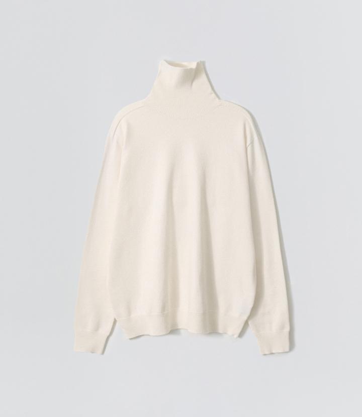 EZIO Seamless Turtle Knit_Ivory
