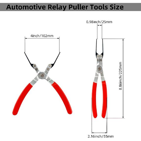 Fuse Puller Tool Relay Puller Pliers Fuse Puller Pliers Automotive Tools (6-Pack)