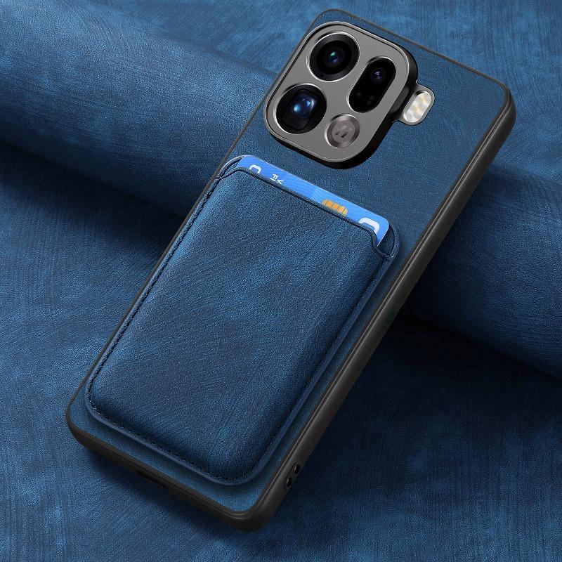 For  Detachable 2 in 1 Leather Case for Find X9 Pro X 9 Magnetic Wallet Card Pocket Cover for OPPO Find X9pro Shell