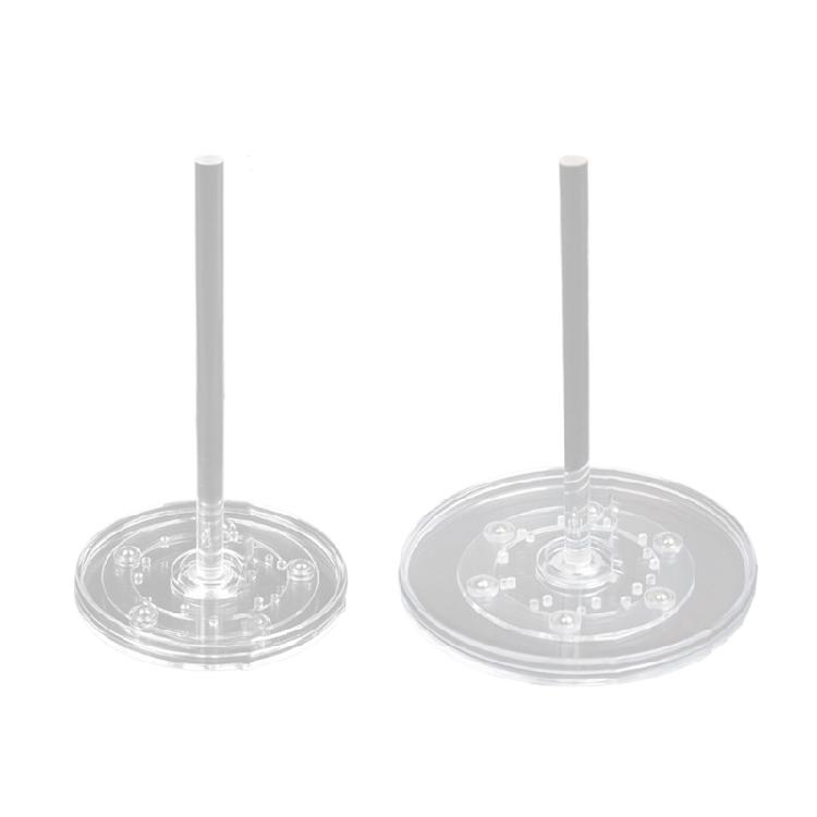 Rotating Thread Spool Holder Clear ABS Yarn Dispenser Rotating Yarn Holder Knitting Yarn Spool Holder for Weaving