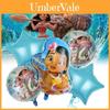 Nuevo Globo de Helio de Aluminio de 18 Pulgadas Inspirado en Moana para Decoración Festiva