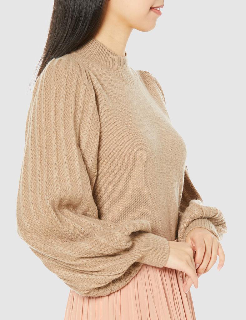 Lily Brown Volume Sleeve Knit Pullover LWNT204158 MOC Japan F Women's (Free Size)