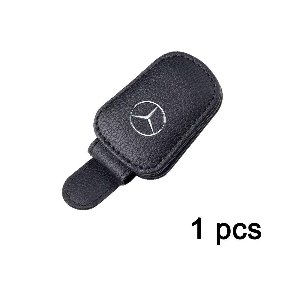 

Car Leather Glasses Clip,Sun Visor Ticket Holder,car accessories,for mercedes-benz Clase A A180 A200 A220 A250 W176 чёрный