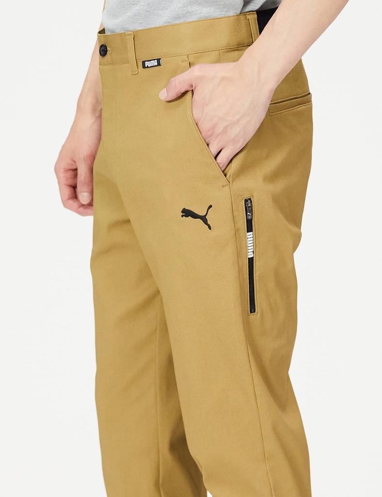 Pants Golf Zip Pants Relaxed Tapered Pants 539339 Antique Bronze S [PUMA] Men's