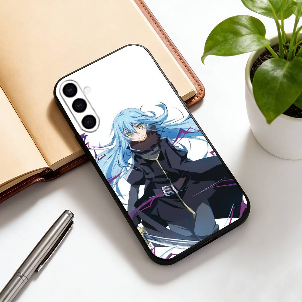

Rimuru Phone Case For Samsung Galaxy A73,A72,A71,A70,A53,A52,A51,Soft Silicone Black Cover Samsung a41