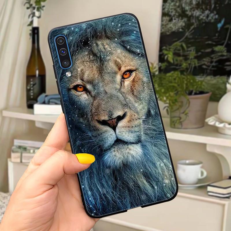 Phone Case For Samsung Galaxy A30s A50 Case Cute Silicone Black Back Covers on For Coque Samsung A50 s A50s A 30s Cover Bumper
