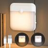 Runtowo Motion Sensor Led Light USB Charging Square Lamp Bedroom Kitchen Stair Hallway Wardrobe Cupboard Lighting Cabinet Light