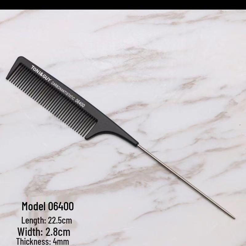 Plastic Pointed Tail Steel Needle Comb for Hair Care and Styling