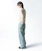 INSILENCE WOMEN [2Nd Reorder] Patterned Sheer Long Sleeve Beige